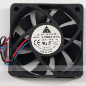 for AFB0612HHC 12V 0.30A 6015 6CM 3-Wire CPU Cooling Fan