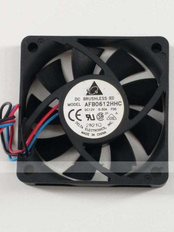 for AFB0612HHC 12V 0.30A 6015 6CM 3-Wire CPU Cooling Fan