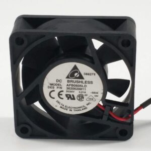 for AFB0605LD 5V 0.21A 6020 6CM 2-Wire Cooling Fan