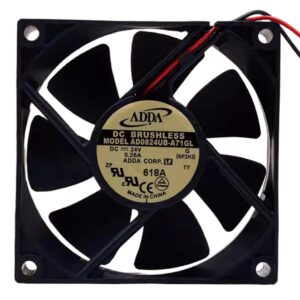 for AD0824UB-A71GL 24V 0.26A 8025 8CM 2-Wire Cooling Fan