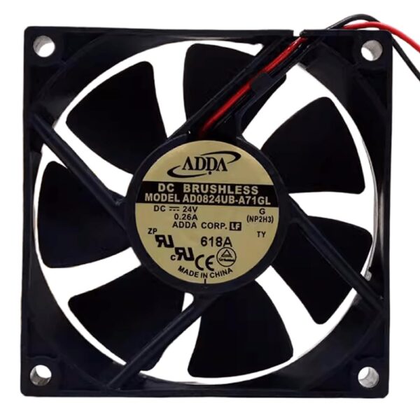 for AD0824UB-A71GL 24V 0.26A 8025 8CM 2-Wire Cooling Fan