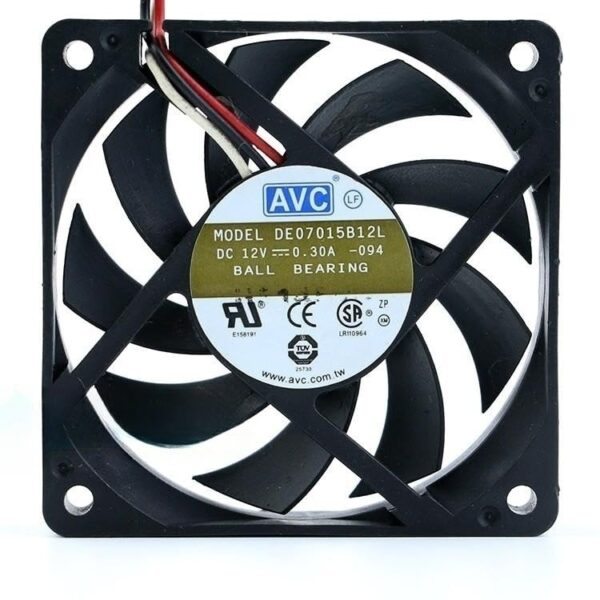 for AVC 7015 7CM DE07015B12L PWM 12V 0.70A CPU AMD Intelligent Speed Control Fan