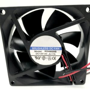 for RDH8025S 12V 0.17A 80X80X25MM 2-Wire Cooling Fan