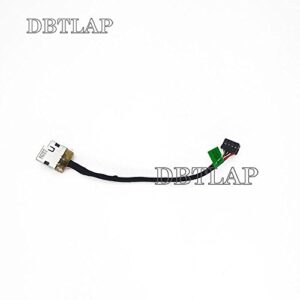 DBTLAP Laptop DC-in Power Jack Harness Connector Wire Cable Socket Compatible for HP Pavilion 11-e Series 717370-YD6