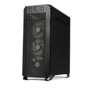 iBox CHIRON TC93 Midi ATX Tower Black – Computer Case (Midi ATX Tower, PC, Glass, Black, ATX, Micro ATX, Game)