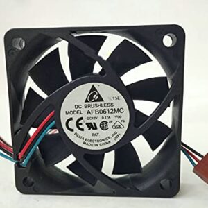 AFB0612MC DC12V 0.17A 6CM 3-Wire CPU Cooling Fan