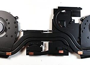 Power4Laptops Version 2 (Please Check The Picture) Replacement Laptop Fan with Heatsink Compatible with HP Omen 15-dh0078nia