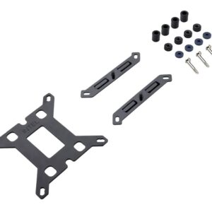 Gelid Solutions LGA 1700 Mounting Kit – Compatible with Gelid AM4 CPU Bracket for Glacier CPU Cooler – 97 x 62 x 5 – Stainless Steel – Black