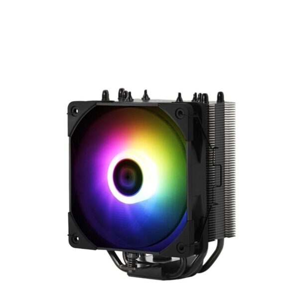 AK120 Black/White Tower Desktop CPU PWM Silent Fan 5V ARGB Heatpipe CPU Cooling Fan 115x 2011 2066 AM4 (Color : AK120 Black, Size : AK120 SE-01)