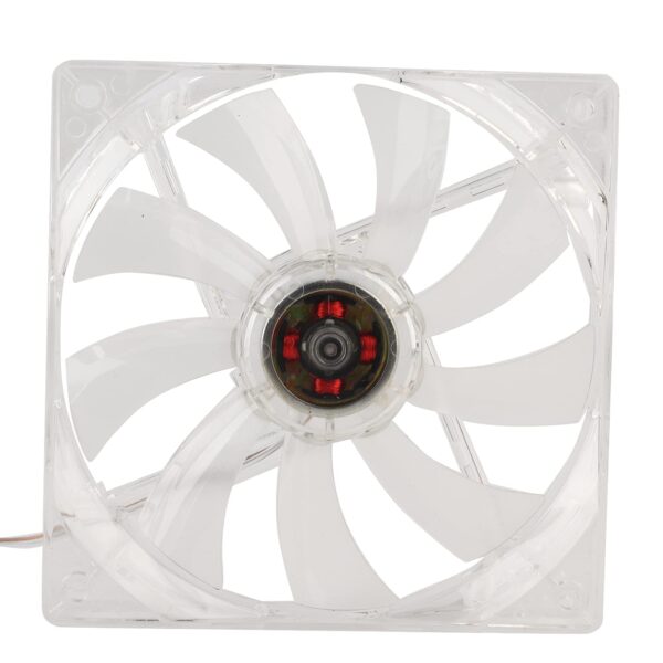 USB LED Transparent Colorful Light Cooling Fan PC Computer CPU Cooling Fan for Gamers and Office Workers