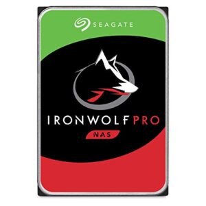 Seagate IronWolf Pro 4TB NAS Internal Hard Drive HDD – 3.5 Inch SATA 6Gb/s 7200 RPM 128MB Cache for RAID Network Attached Storage, Data Recovery Service – (ST4000NEZ025) (Renewed)