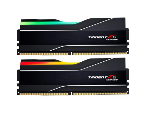 G.SKILL Trident Z5 Neo RGB Series (AMD Expo) DDR5 RAM 48GB (2x24GB) 6000MT/s CL40-48-48-96 1.35V Desktop Computer Memory UDIMM - Matte Black (F5-6000J4048F24GX2-TZ5NR)