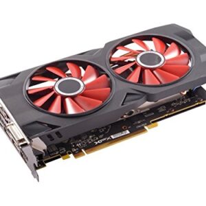 XFX Radeon RX 570 RS Graphics Card Black/Red (RX-570P427D6) (Renewed)