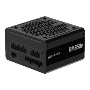 CORSAIR RM850e (2025) Fully Modular Low-Noise ATX Power Supply with 12V-2x6 Cable – ATX 3.1 & PCIe 5.1 Compliant, Cybenetics Gold Efficiency, 105°C-Rated Capacitors, Modern Standby Mode – Black