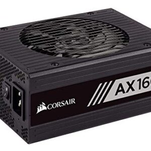 CORSAIR AXi Series, AX1600i, 1600 Watt, 80+ Titanium Certified, Fully Modular - Digital Power Supply (Renewed)