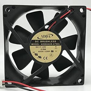 AD0824UB-A70GL ADDA 8025 DC24V 0.29A 8CM Inverter Fan