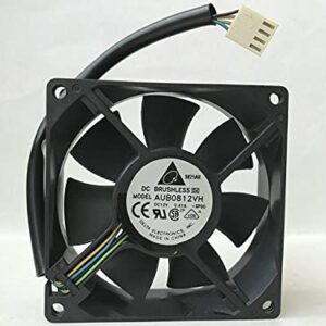 AUB0812VH 12V 0.41A 8CM 8025 CPU Cooling Fan