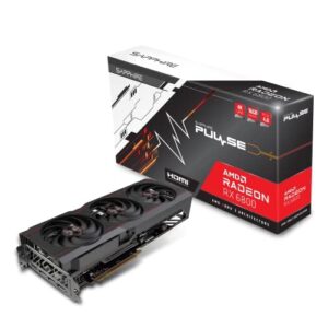 Sapphire 11305-02-20G Pulse AMD Radeon RX 6800 PCIe 4.0 Gaming Graphics Card with 16GB GDDR6 Pack of 1 (Renewed)
