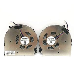 QUETTERLEE Replacement New CPU GPU Cooling Fan for HP OMEN 15-5000 15-5100 15-5110NR 15-5113DX 5099NR 15-5050NR 15-5010NR 15-5113DX 15-5020CA 15-Q001TX 15T-5100-5000 TPN-W111 Series 788600-001 Fan