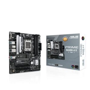 ASUS Prime B650M-A II-CSM AMD B650 AM5 Ryzen™ Desktop 9000 8000 & 7000 Micro-ATX mATX Motherboard DDR5 (Renewed)