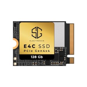 SG ELECTRONICS SG PCIe Gen 4x4 NVMe 128Gb M2 SSD Low Power Internal Solid State Drive, Laptop and PC Compatible, 2200MB/sec Speed, 1400MB/sec Write