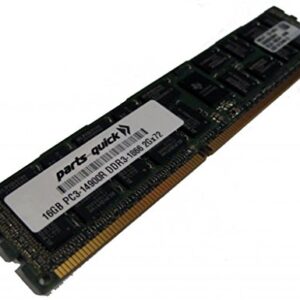 parts-quick 16GB Memory for SuperMicro X9DRH-iF Motherboard DDR3 PC3-14900 1866 MHz ECC Registered DIMM RAM