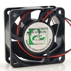 RUILIAN SCIENCE RDH6025B2 24V 0.14A?6025 2wire Cooling Fan