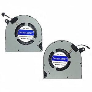 ZHAWULEEFB Replacement New CPU and GPU Cooling Fan for DELL G5 SE 5500 5505 Series PC01D F3DF0 FMH8 DFS5H22404666J MG75090V1-C200-S9A MG75090V1-C210-S9A DC5V Fan
