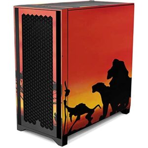 Skinit Decal Gaming Skin Compatible with Corsair 4000D Tempered Glass Mid-Tower ATX Case - Officially Licensed Disney Pride Rock Crew Design