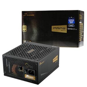Seasonic PRIME 850 Gold SSR-850GD 850W 80+ Gold ATX12V & EPS12V Full Modular 135mm FDB Fan Power On Self Tester Power Supply (Renewed)
