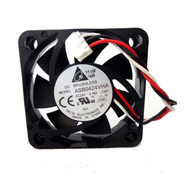 ASB0424VHA 4cm 24V 0.16A 4010 4-Wire Printer Inverter Single Ball Bearing Fan