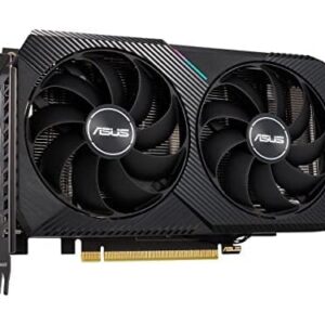 ASUS Dual GeForce RTX 3060 Ti 8GB GDDR6 PCI Express 4.0 Video Card DUAL-RTX3060TI-O8G-MINI-V2 (Renewed)