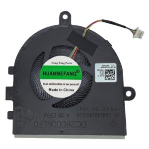 HUANMEFANG New CPU Cooling Fan Replacement for Dell Inspiron 3480 3481 3493 5493 Latitude 3490 E3490 Fan P/N DFS1507057R0T DC28000KLF0 0WYGK2 DC5V