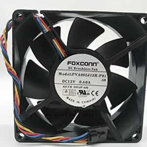 9032 Foxconn PVA092J12H-P01 DC12V 0.60A 9CM 4-Wire Temperature Control Fan