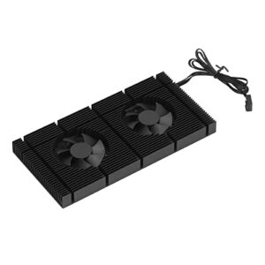 Tgoon DIY Backplane Memory Cooler, GPU Backplane Cooling Low Noise Dual Fan Design Adjustable Speed for 3070 for 3080(0.5mm Pad 700)