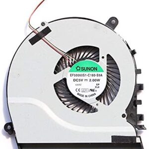 WEIMEI FENG CPU Cooling Fan Replacement for ASUS Vivobook S551 S551LB V551 V551L R553L K551 K551L K551LA K551LB K551LN Q551 Q551L Q551LB Q551LN Q552UB N591L N591LN EF50060S1-C180-S9A