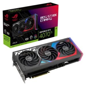 ASUS ROG Strix NVIDIA GeForce RTX™ 4070 Ti Gaming Graphics Card (PCIe 4.0, 12GB GDDR6X, HDMI 2.1a, DisplayPort 1.4a) (Renewed)