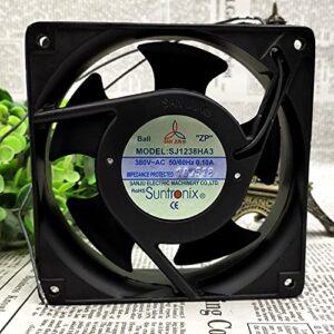 for Sanju SJ1238HA3 380V 12038 Inverter Cooling Fan Electrical Cabinet Exhaust Fan 12cm