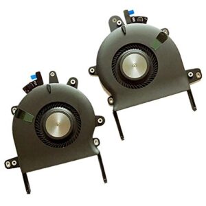 Replacement Compatible Laptop CPU Cooling Fan Cooler for Apple MacBook Pro A1706 Fan 13" 2016 Left and Right Pair 2017 Years Notebook MLH12 EMC3071 CPU gpu Cooler Fans