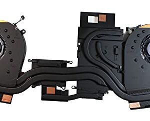 Power4Laptops Version 2 (Please Check The Picture) Replacement Laptop Fan with Heatsink Compatible with HP Omen 17-cb0018nm