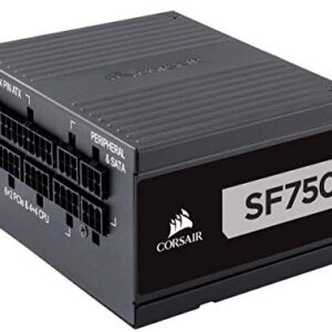 CORSAIR SF Series, SF750, 750 Watt, SFX, 80+ Platinum Certified, Fully Modular Power Supply (Renewed)