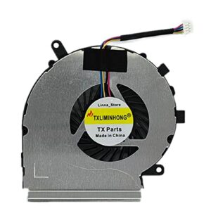 TXLIMINHONG New CPU Cooling Fan for MSI 4-Pin GE62VR GV62 8RD GE72VR GP72VR GL72VR GP62MVR GL62M GP62VR GL62VR PE62VR PE62VM GE62VE MS-16J8 16JB 16J1 16J2 16J4 16J5 179B Series PAAD06015SL N402 N366