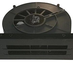 Coolerguys USB Powered Blower Fan with Exhaust Vent Bracket & Thermal Controller for Home Theater AV Cabinets