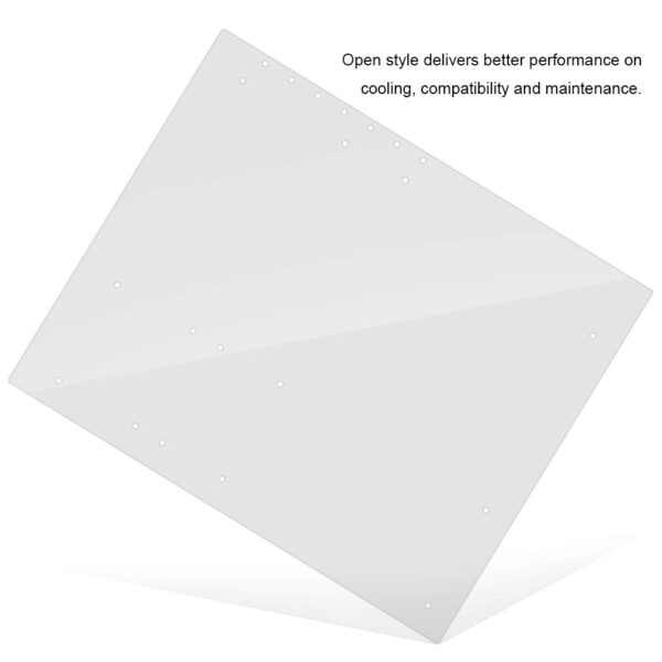 Open Frame Transparent Acrylic Overlock Computer Case DIY Base Stand for ATX Motherboard - Image 6