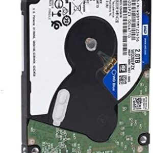WD Blue 2TB Mobile Hard Disk Drive - 5400 RPM SATA 6 Gb/s 128MB Cache 2.5 Inch 7mm - WD20SPZX WD Recertified (Renewed)