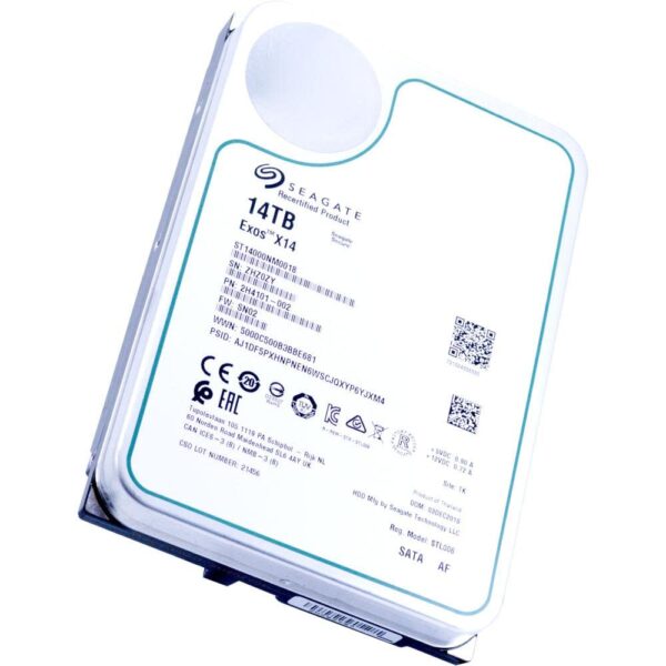Seagate 14TB HDD Exos X14 SATA 6Gb/s 7200RPM 3.5-Inch Enterprise Hard Drive (ST14000NM0018) (Renewed) - Image 2