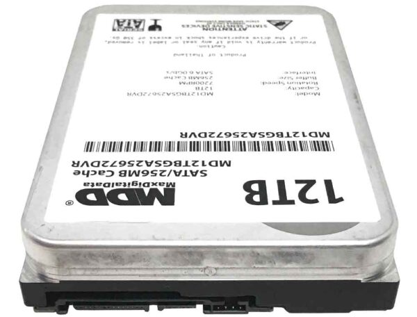 MDD 12TB 7200 RPM 256MB Cache SATA 6.0Gb/s 3.5inch Internal Hard Drive for Surveillance Storage (MD12TGSA25672DVR) - 3 Years Warranty (Renewed) - Image 4