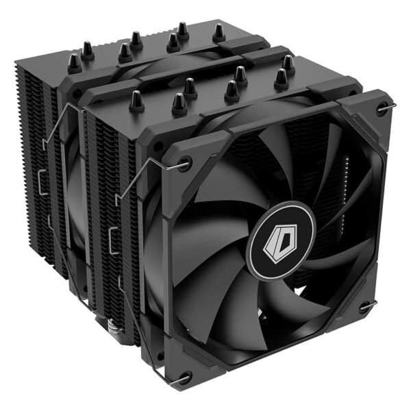 Id-Cooling se-207 Seven Copper Tube Double Tower CPU Radiator i9 9900k 3900xgame Fan - (Color: SE-224-XT Black) - Image 2