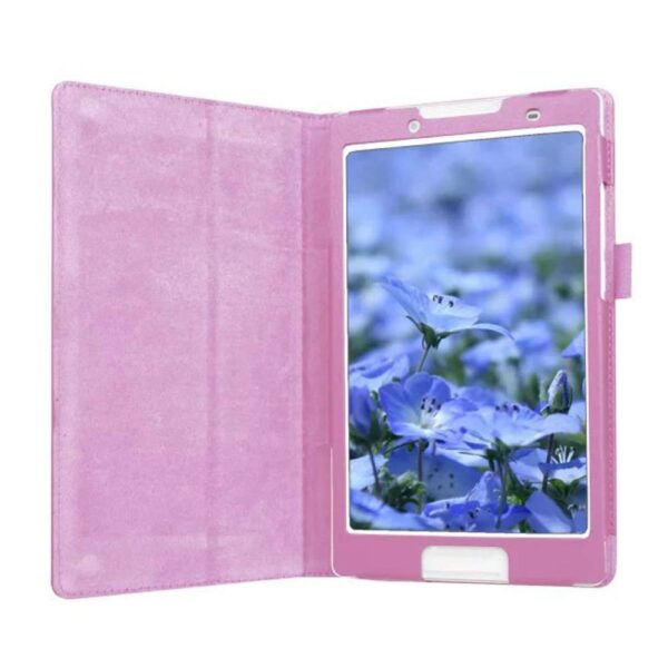 TianTa Case for Lenovo Yoga Book YB1-X90F, YB1-X91F, PU Leather Slim Folding Stand Cover Case for Lenovo Yoga Book YB1-X90F, YB1-X91F 10.1 Inch Tablet, Pink - Image 4