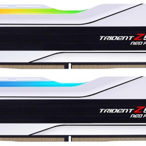 G.SKILL Trident Z5 Neo RGB Series (AMD Expo) DDR5 RAM 32GB (2x16GB) 6000MT/s CL30-36-36-96 1.35V Desktop Computer Memory UDIMM - Matte White (F5-6000J3036F16GX2-TZ5NRW)